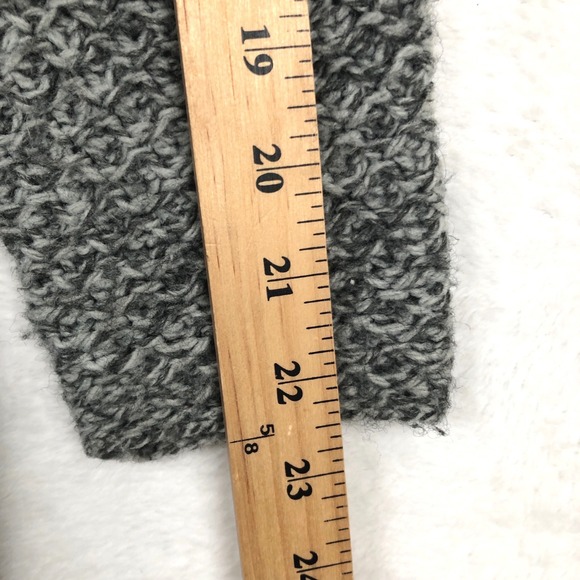 ROYAL ROBBINS Fair Isle Wool Blend Full Zip Hooded Cardigan Women's Sz M Gray - Picture 10 of 10